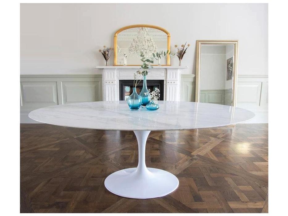 STG стол обеденный обеденный Marble (серый) Tulip Oval Marble