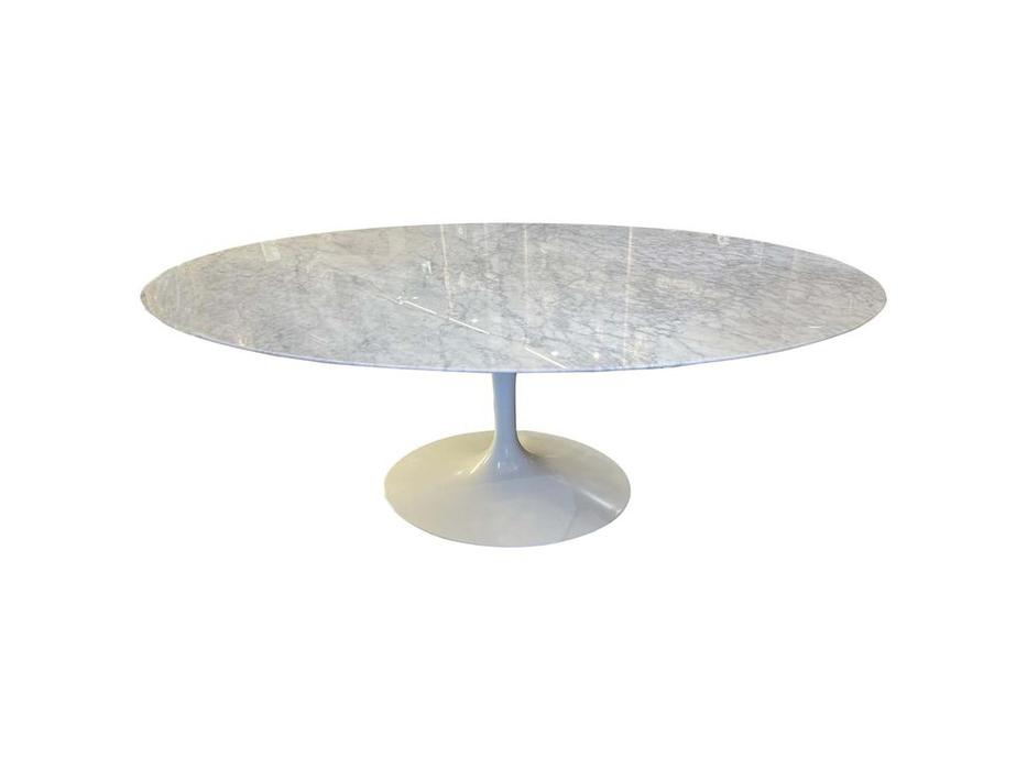 STG стол обеденный обеденный Marble (серый) Tulip Oval Marble