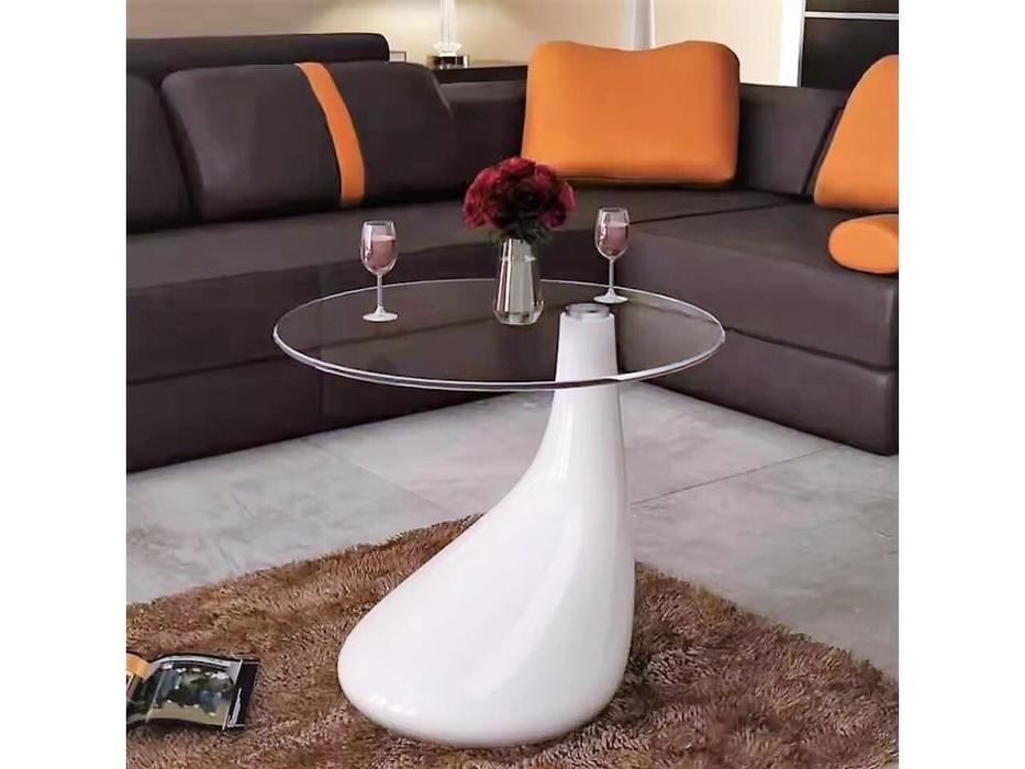 STG стол кофейный  (белый) Drop