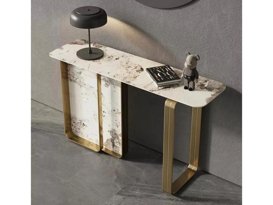 STG консоль  (коричневый мрамор) Carice