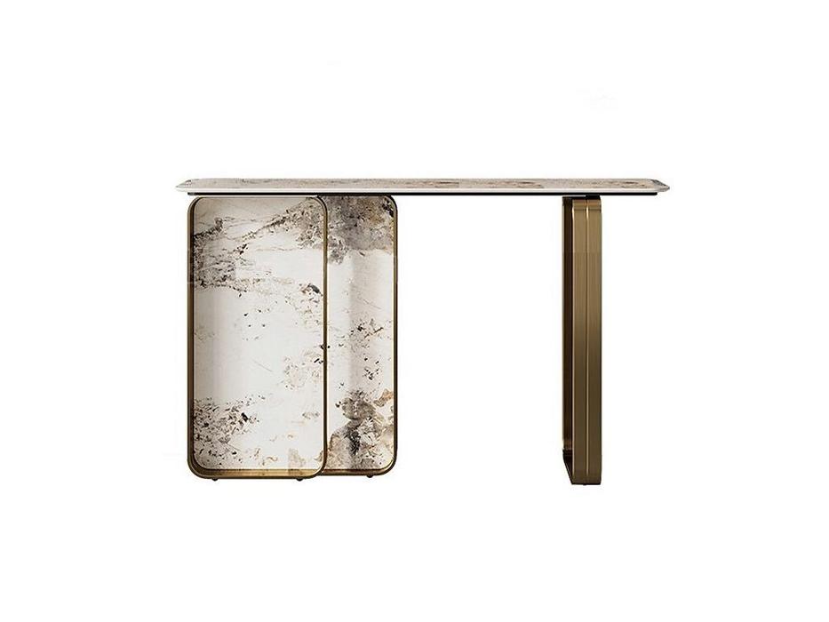 STG консоль  (коричневый мрамор) Carice