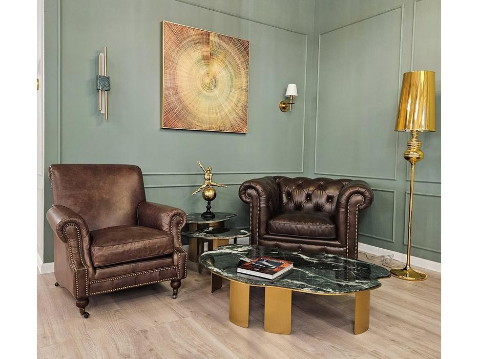 STG стол кофейный  (черный, золото) Soto Grande L