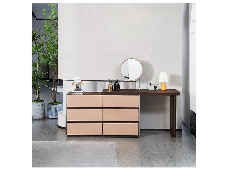 STG стол-трансформер  (бежевый, коричневый) Oliveri