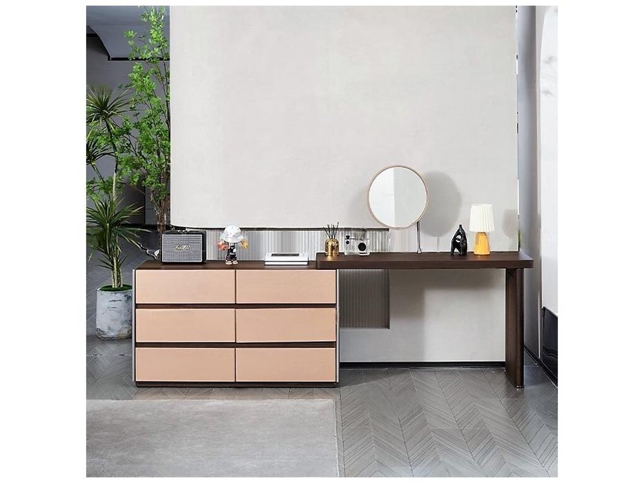 STG стол-трансформер  (бежевый, коричневый) Oliveri