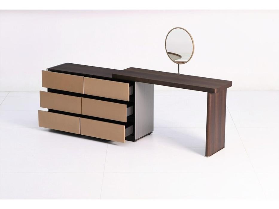 STG стол-трансформер  (бежевый, коричневый) Oliveri