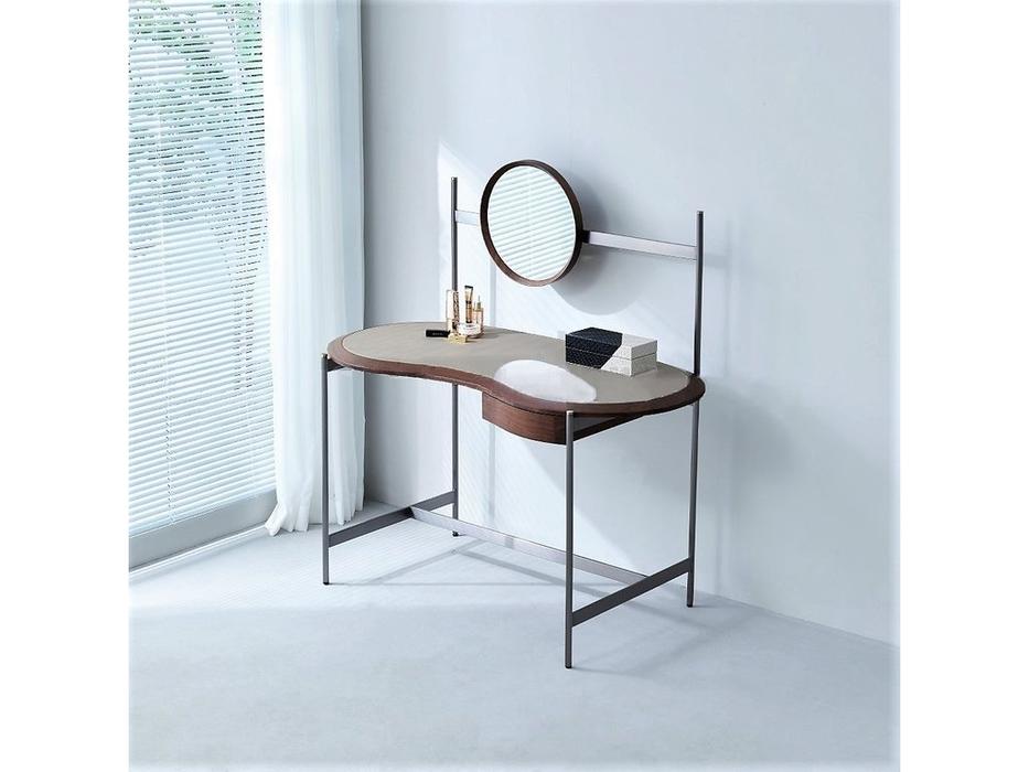 STG консоль с зеркалом (бежевый, коричневый) JK-J15