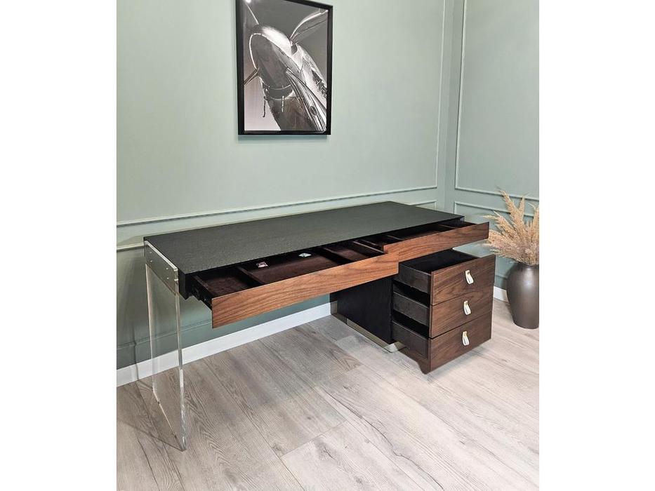 STG стол письменный с 5 ящиками (коричневый) Carson Walnut