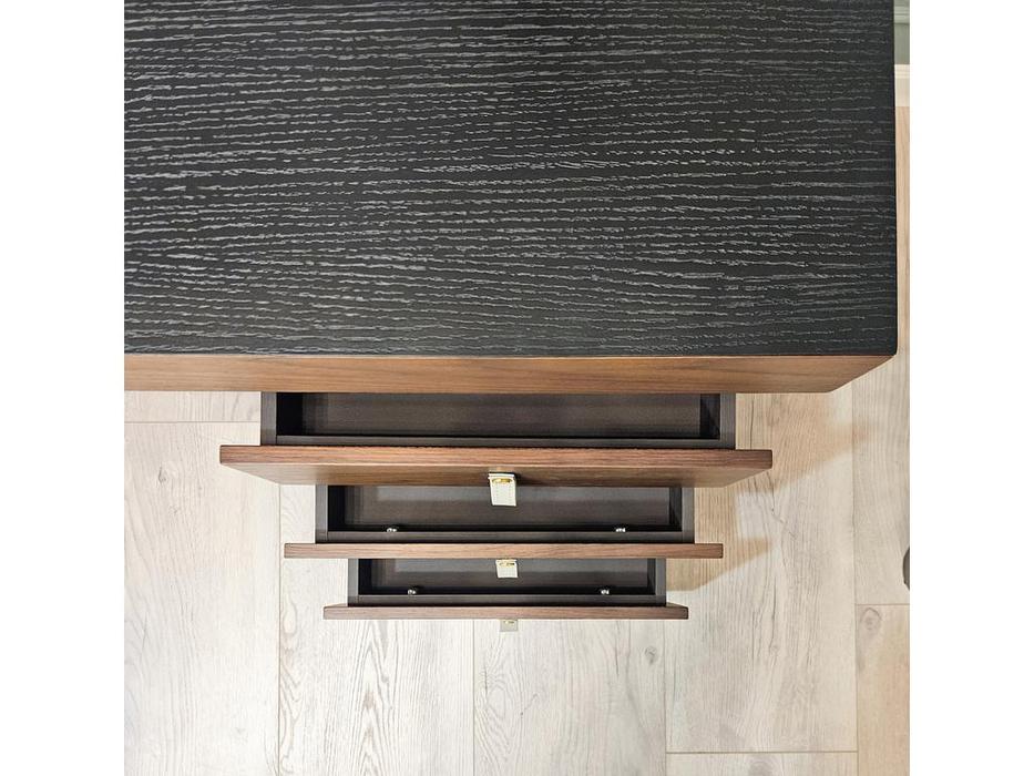 STG стол письменный с 5 ящиками (коричневый) Carson Walnut