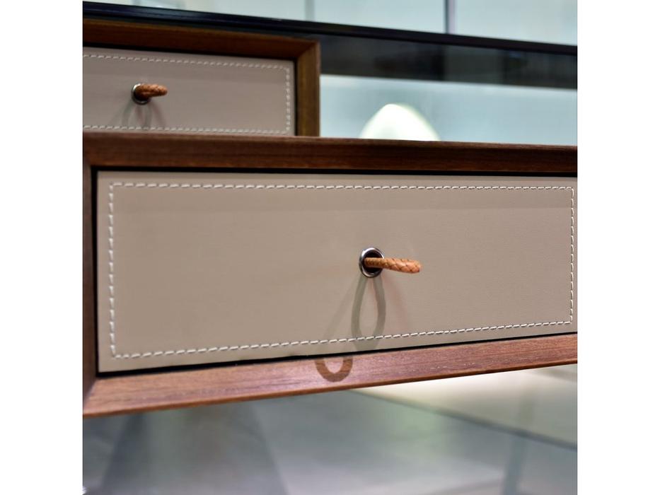 STG консоль с зеркалом (орех) DZ-2966