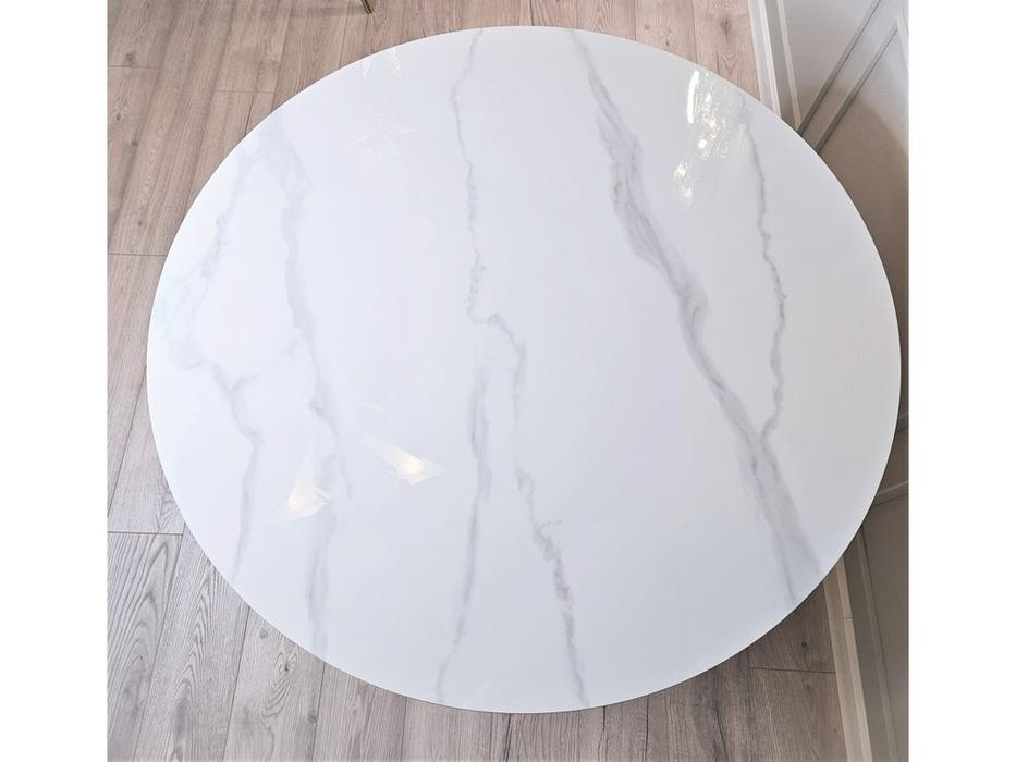 STG стол обеденный  (белый, черный) Yoda