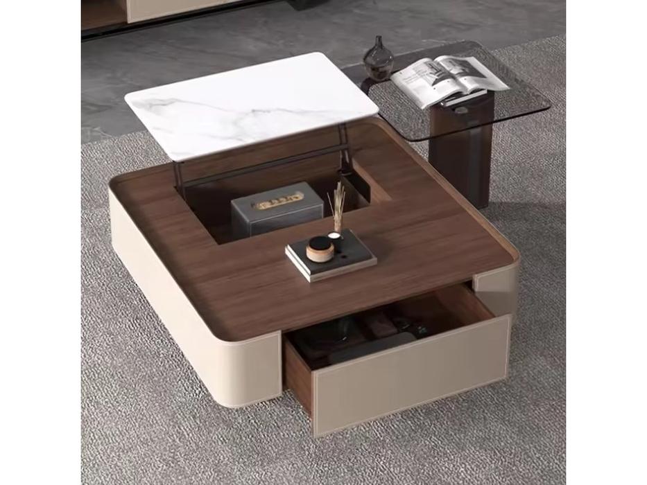 STG стол журнальный  (орех, бежевый) Secret Service 2