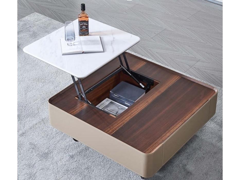 STG стол журнальный  (орех, бежевый) Secret Service 2