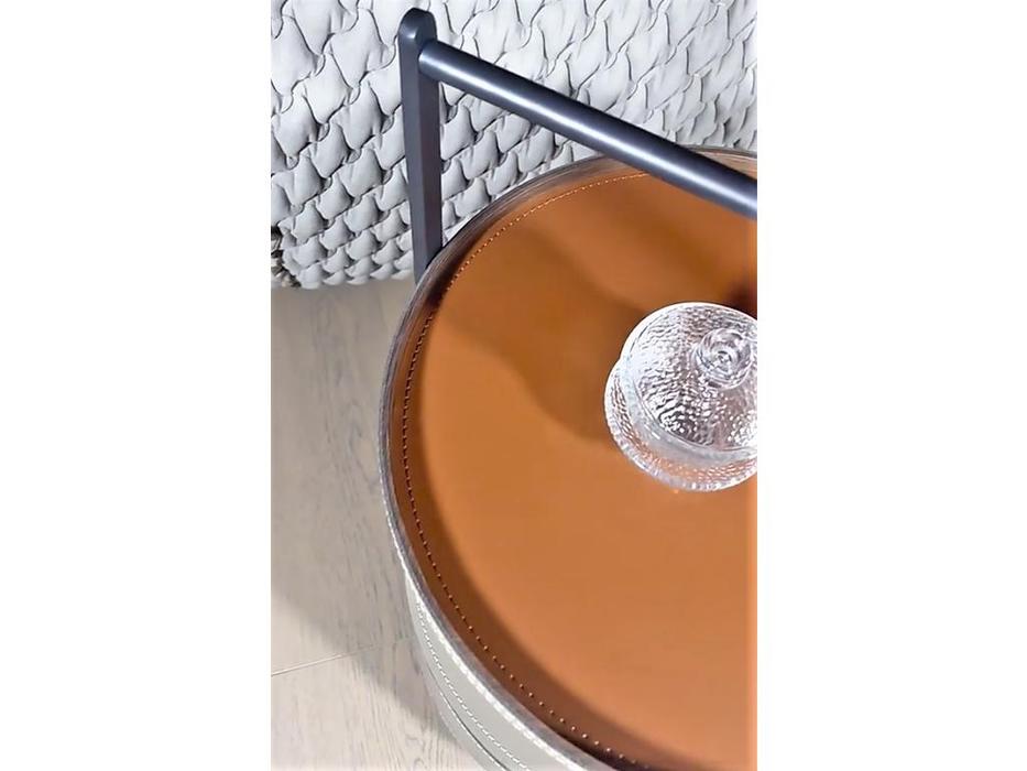 STG стол кофейный на колесиках (серый) MLL-D65