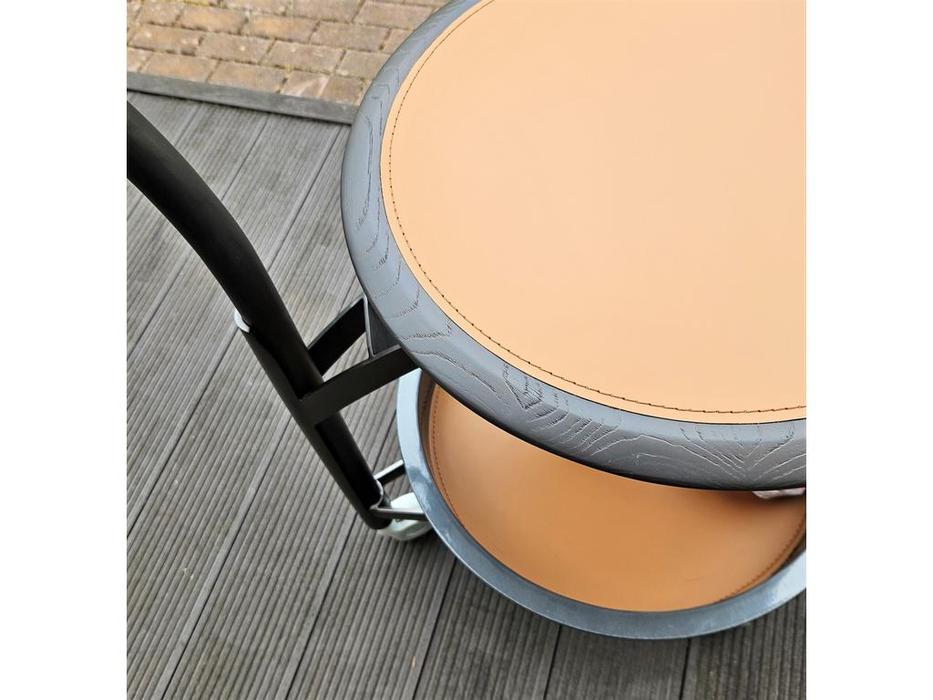 STG стол кофейный на колесиках (бежевый) JK-D191