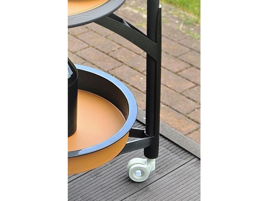 STG стол кофейный на колесиках (бежевый) JK-D191