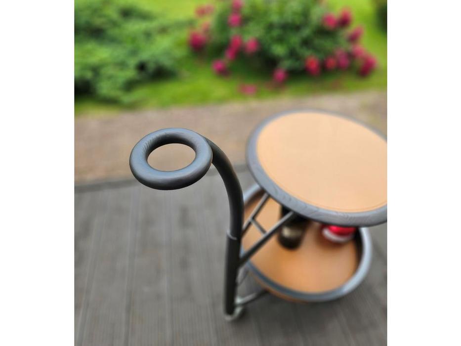 STG стол кофейный на колесиках (бежевый) JK-D191