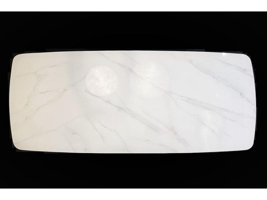 STG стол обеденный нераскладной (белый, хром) Blevio