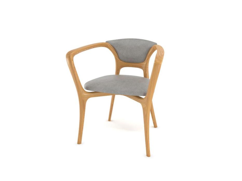 Leda Artisans стул с подлокотниками (дуб, ткань) Andre