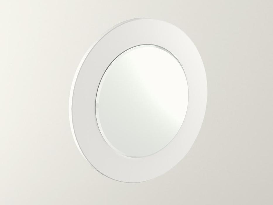 МастМур зеркало настенное для комода (белый) Глория-3
