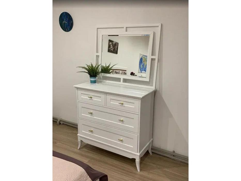 МастМур комод 4 ящ (ваниль) Римини