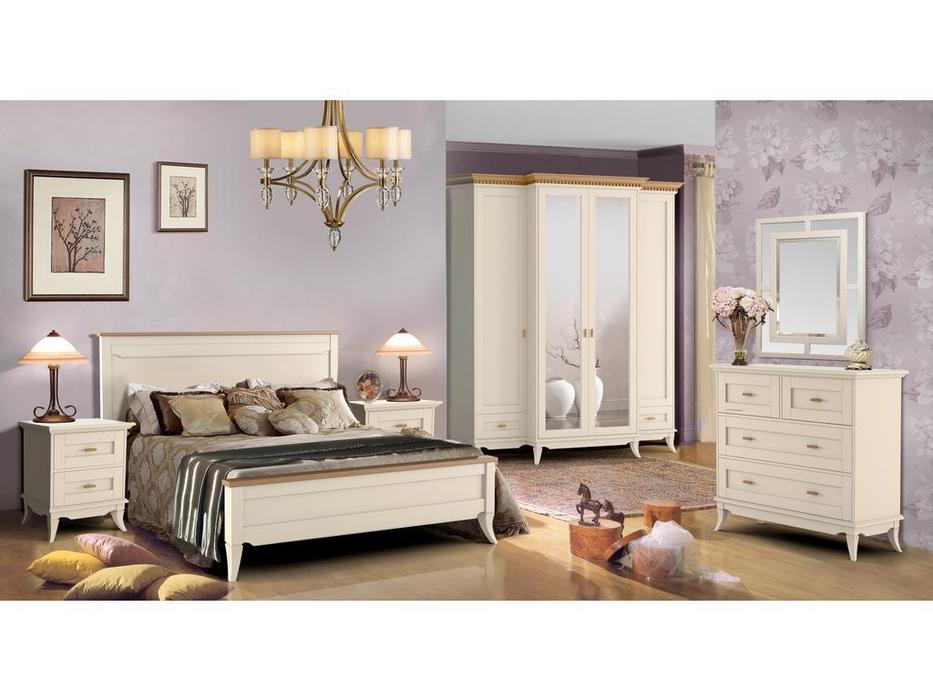 МастМур комод 4 ящ (ваниль) Римини