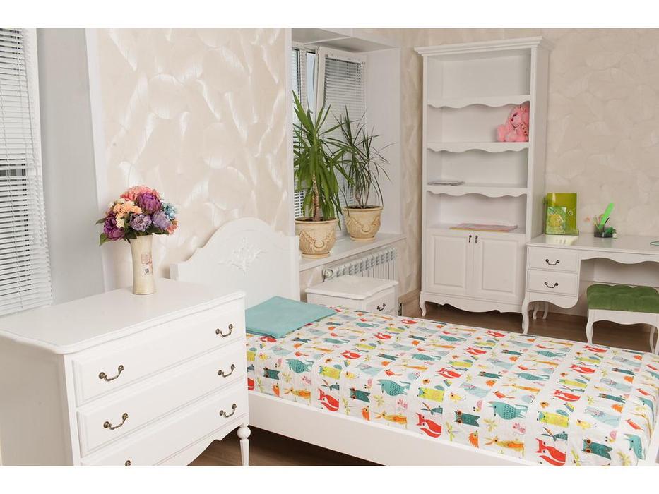 МастМур комод 3 ящ (белый) Амелия