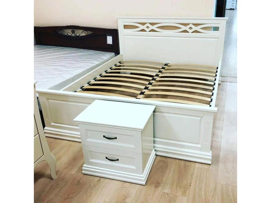 МастМур кровать двуспальная 140х200 (ваниль) Лирона