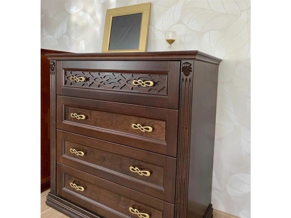 МастМур комод 4 ящика (ваниль) Верона