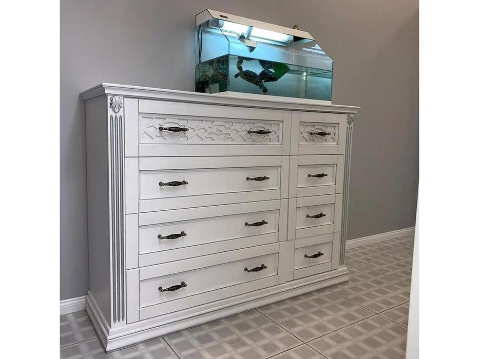 МастМур комод 8 ящиков (ваниль) Верона