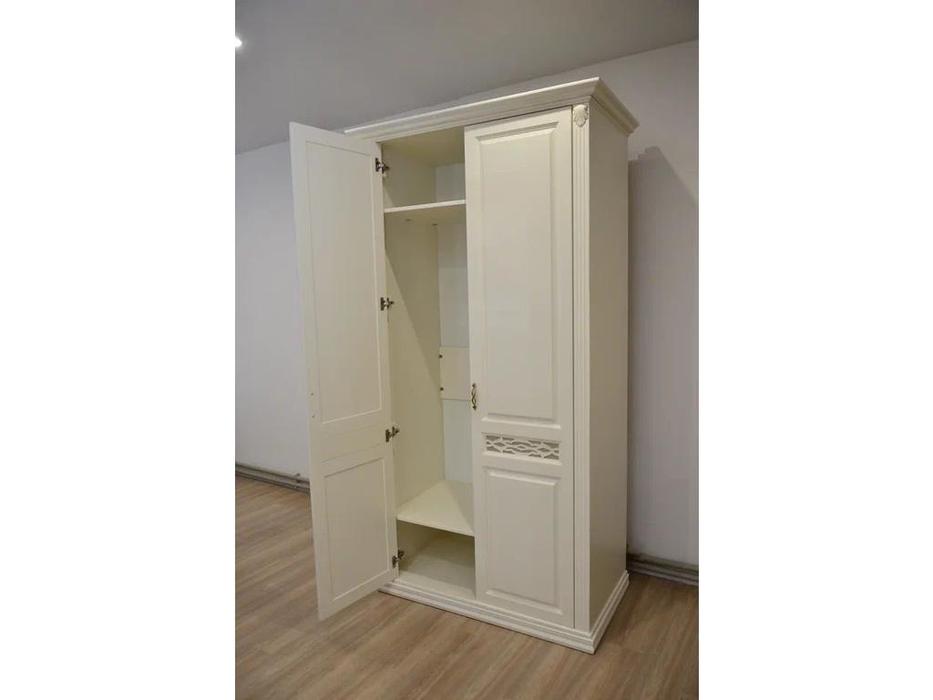 МастМур шкаф 2-х дверный 2 дв (ваниль) Верона