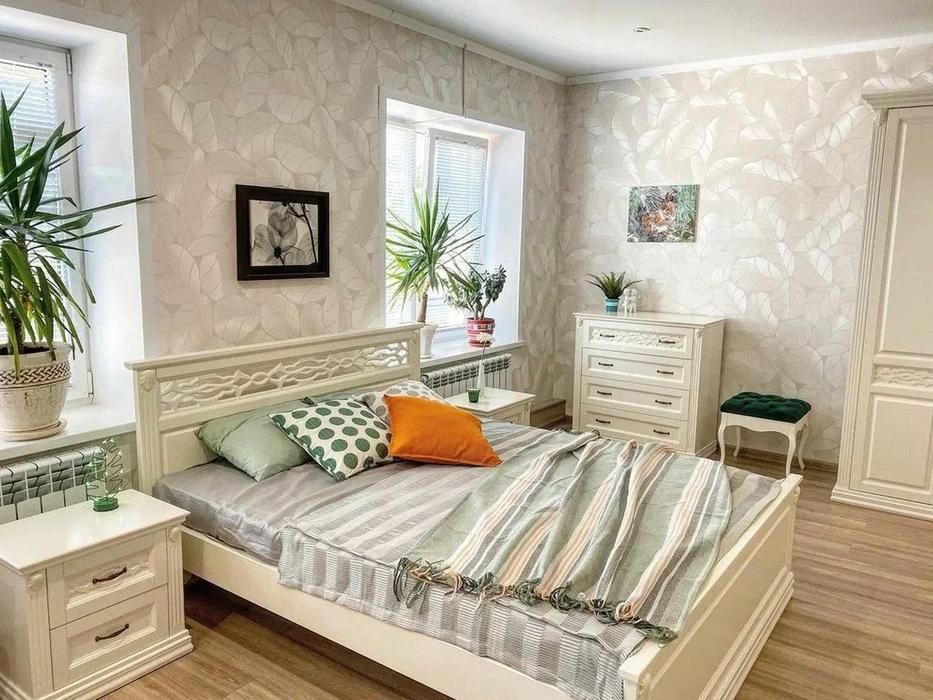 МастМур кровать двуспальная 140х200 (ваниль) Верона