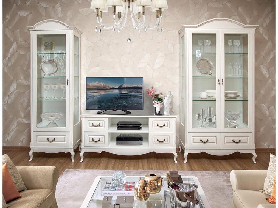 МастМур витрина 2-х дверная 2 дв (белый) Авиньон