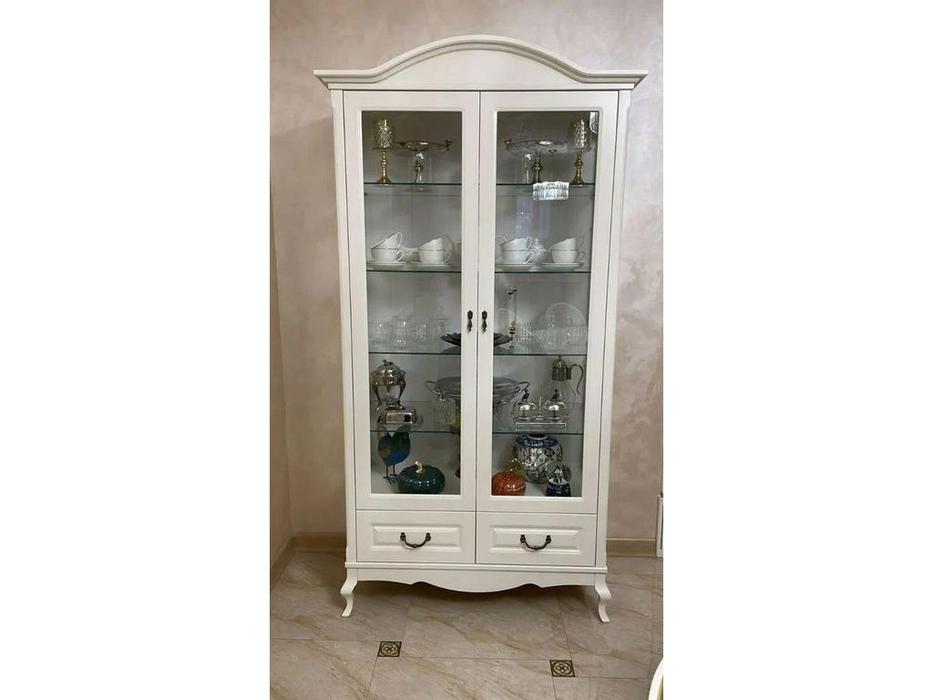 МастМур витрина 2-х дверная 2 дв (белый) Авиньон