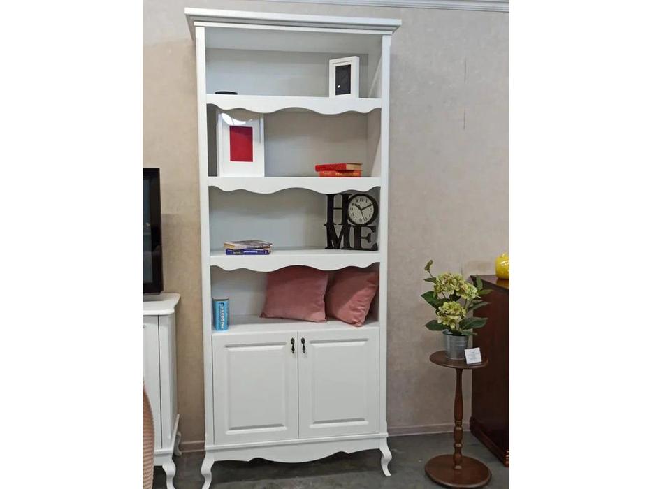 МастМур стеллаж с дверцами (белый) Авиньон