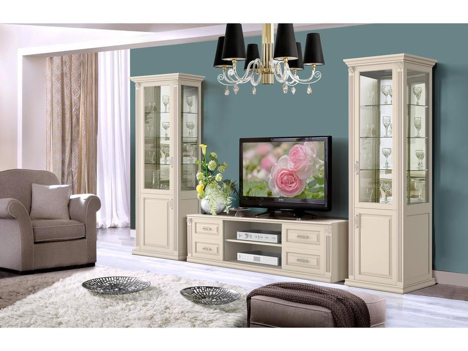 МастМур витрина 1 дверная правая (ваниль) Вита