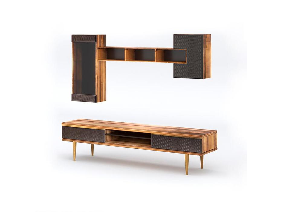 NORR Moblerr тумба под телевизор  (орех) Punto