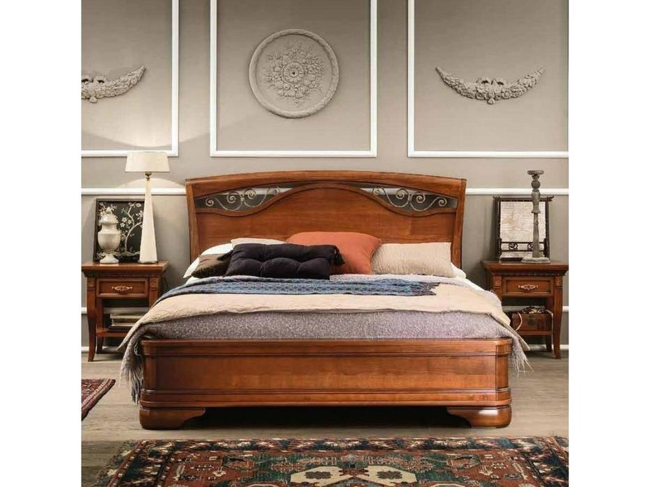 Pramo кровать двуспальная с ковкой 180х200 (вишня) Palazzo Ducale