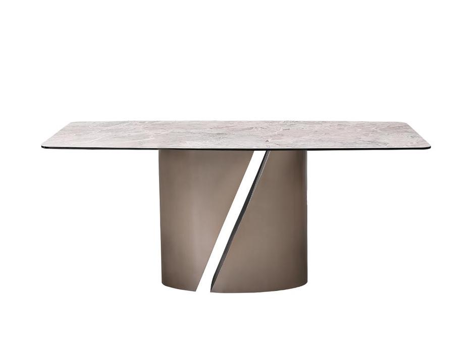 Garda Decor стол обеденный керамический нераскладной (серый)