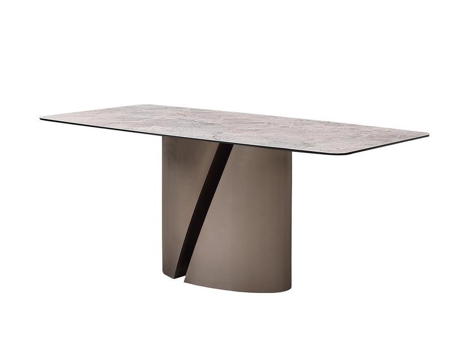 Garda Decor стол обеденный керамический нераскладной (серый)