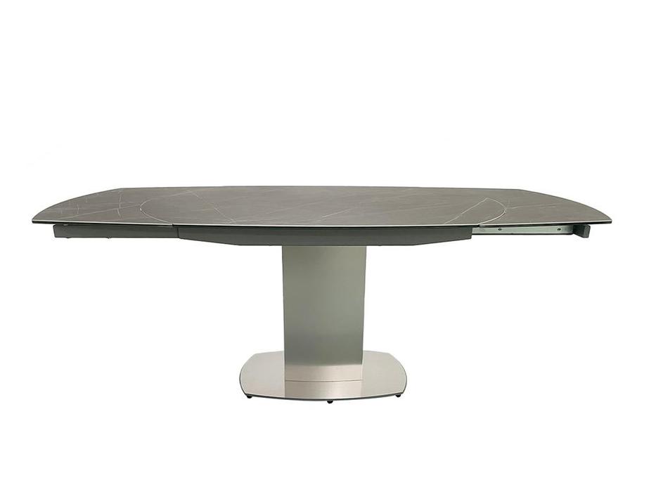 Garda Decor стол обеденный раскладной керамический (серый) GD