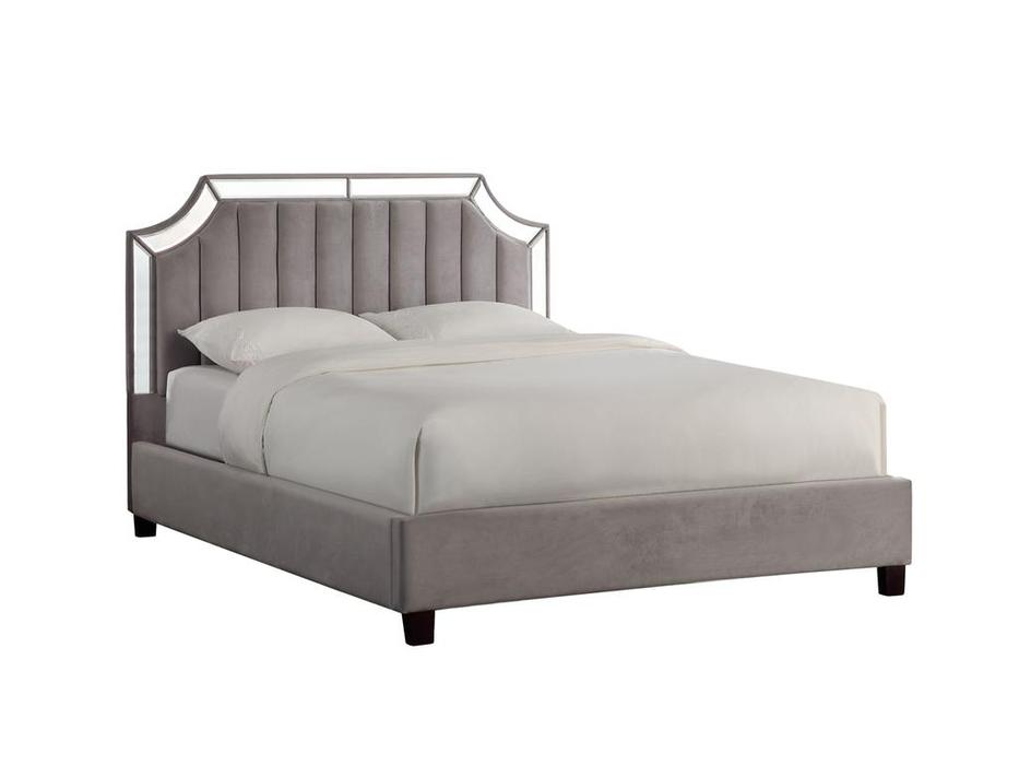 Garda Decor кровать двуспальная мягкая 180х200 (пудровый) GD