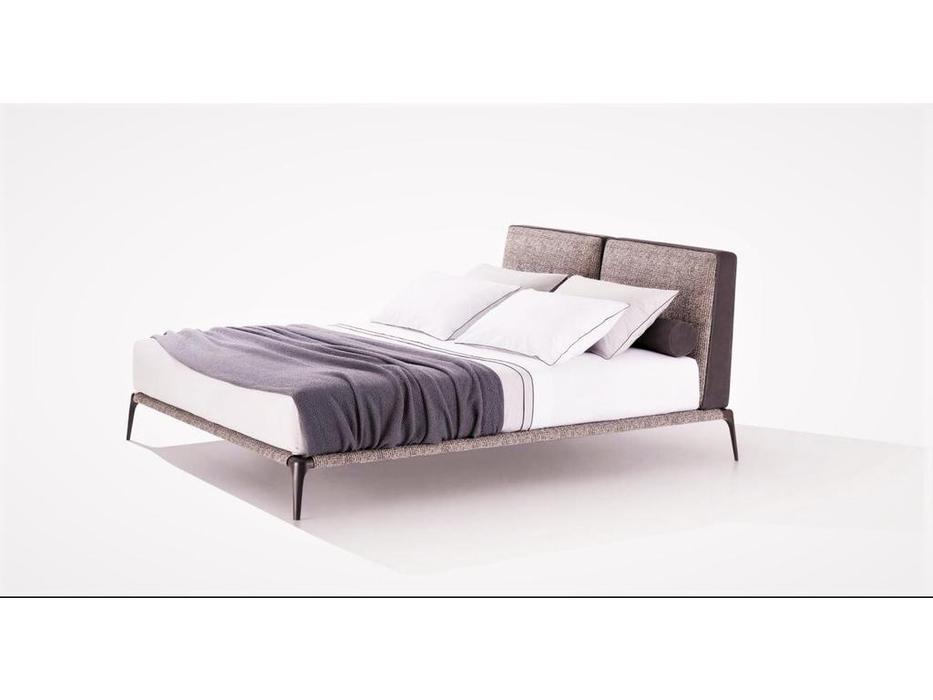 STG кровать двуспальная 180х200 (серый) Park1