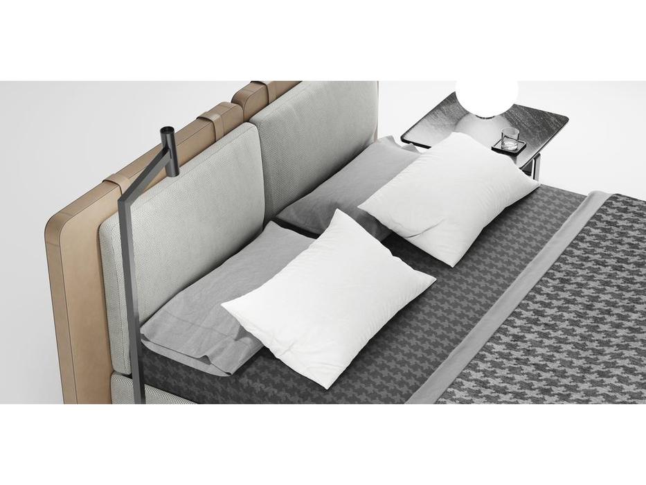 STG кровать двуспальная 180х200 (серый) Tatlin Soft