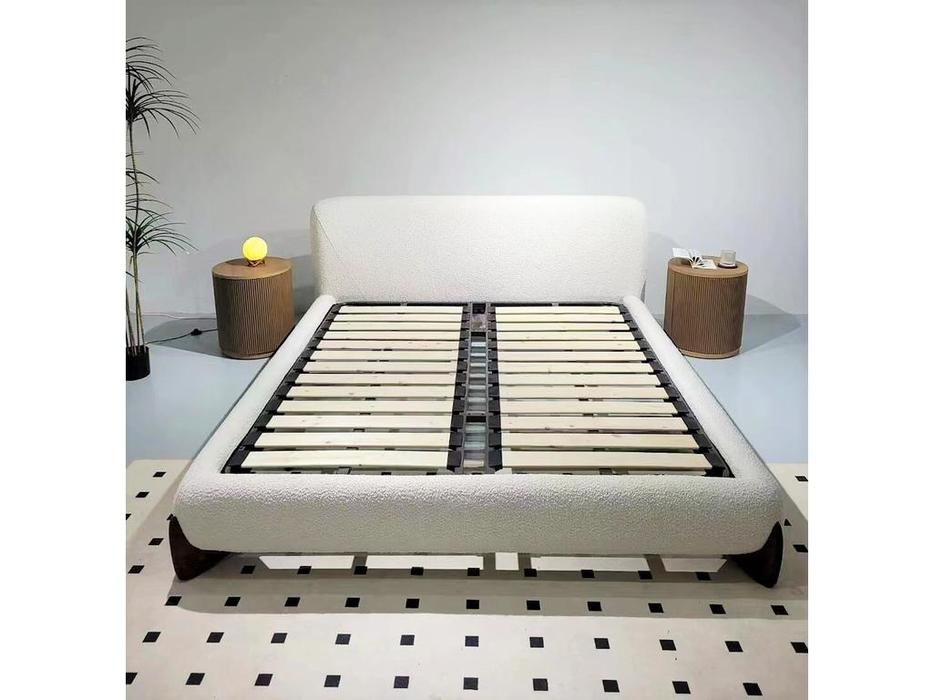 STG кровать двуспальная мягкая 180х200 (белый) Softbay