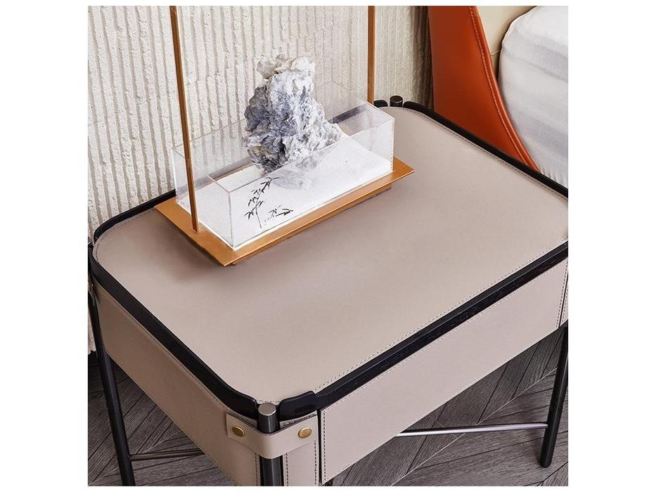 STG тумба прикроватная с ящиком (бежевый) Panzano