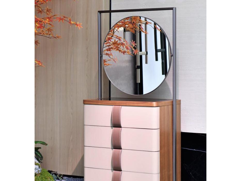 STG комод с 6 ящиками и зеркалом (бежевый) Yang Chest of Drawers
