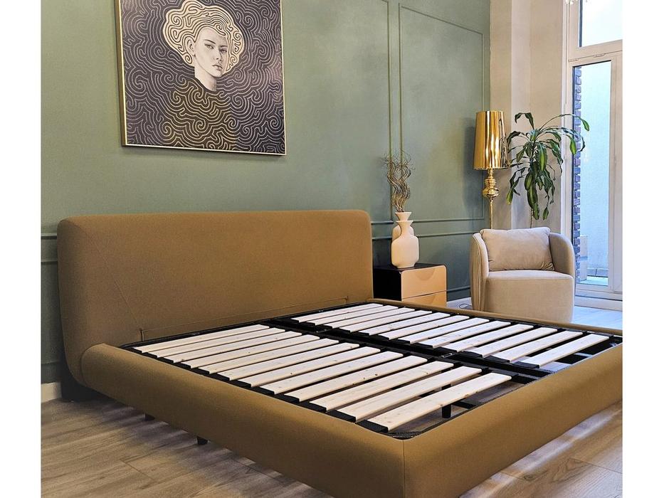 STG кровать двуспальная 180х200 (бежевый) Softbay M