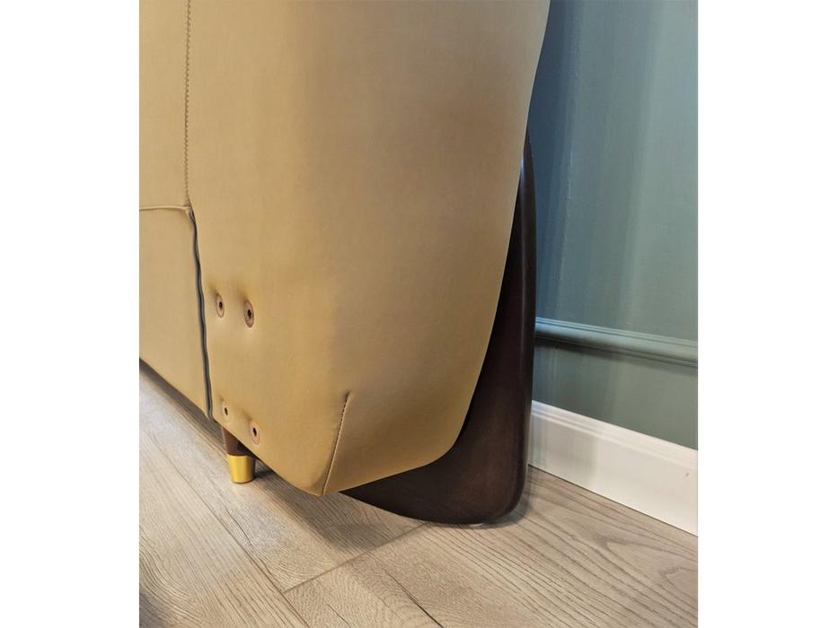 STG кровать двуспальная 180х200 (бежевый) Softbay M