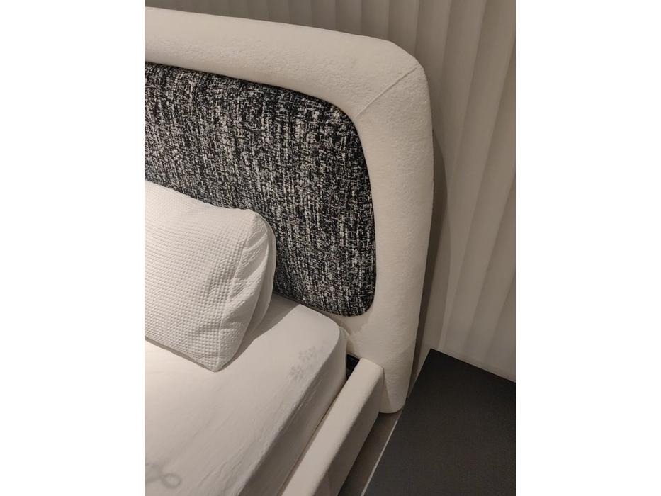 STG кровать двуспальная 180х200 (белый, серый) Utopia