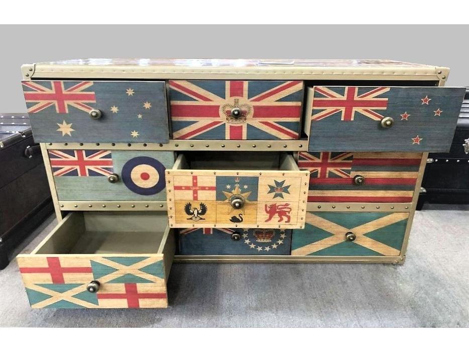 STG комод с ящиками (мультиколор) Union Jack Sirius Jet